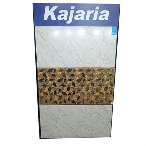 Glossy Kajaria Digital Ceramic Floor Tile Set Size 2x4 Feet 600x1200