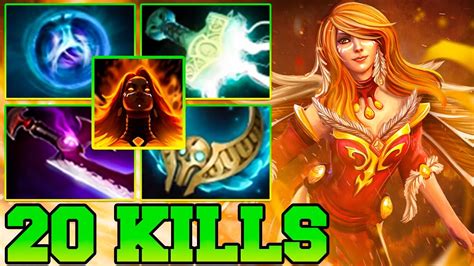 20 Kills Safelane Lina Lina Dota 2 Carry With 23 Kills Build Pro