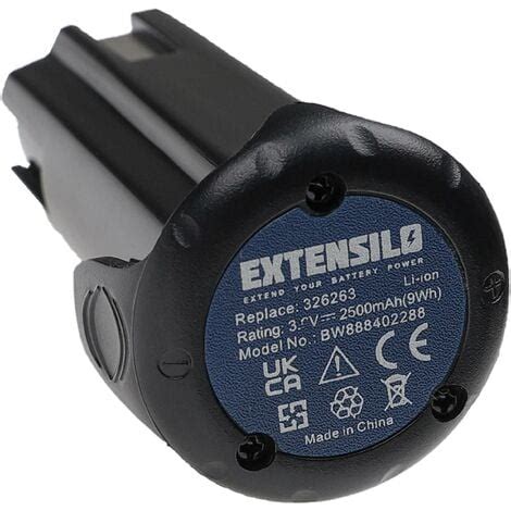 EXTENSILO Batterie Compatible Avec Hitachi Hikoki NT 65GB Outil