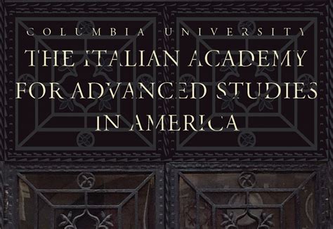 Italian Academy Simon Griffee