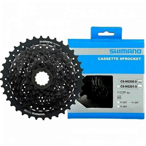 Shimano 9 Speed 11 323436t Nickel Cassette Cs Hg200 9 Cyclemania