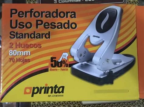 Perforadora Industrial Uso Pesado Printa 2 Huecos 70hojas MercadoLibre