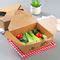 Disposable Takeaway Craft Paper Lunch Food Box Paper Meal Box Standard