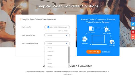 Da Keepvid Un Tool Online Gratuito Per La Conversione Di File Video E