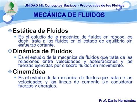 Mecánica de Fluidos | PPT