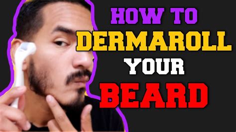 Derma Rolling For Beard Growth Minoxidil Beard Journey Youtube