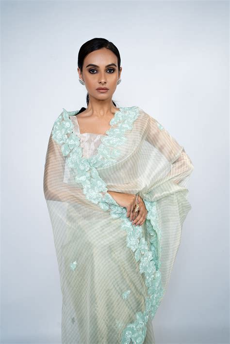 Light Green Tissue Saree Tatwamm