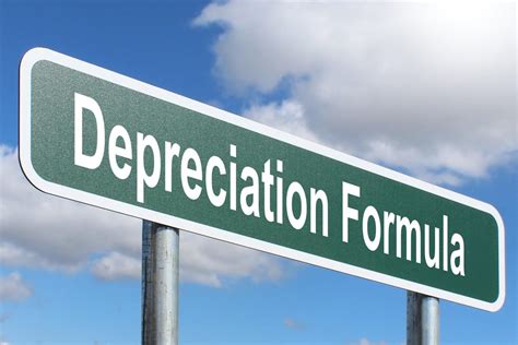 Depreciation Formula Free Of Charge Creative Commons Green Highway