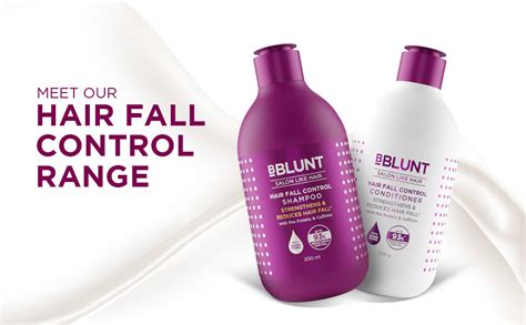 Bblunt Hair Fall Control Shampoo With Pea Protein Caffeine For