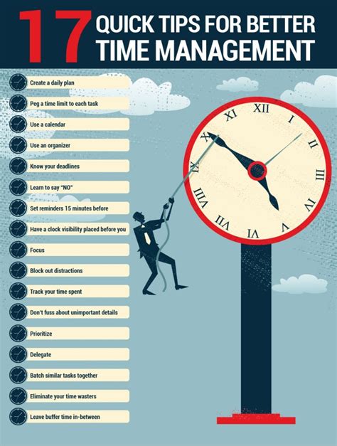 17 Time Management Tips Infographic Mastroianni Consulting Mastroianni Consulting