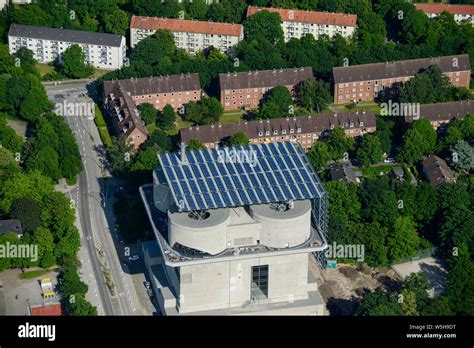 GERMANY Hamburg IBA Exhibition An Old Anti Aircraft Bunker From World