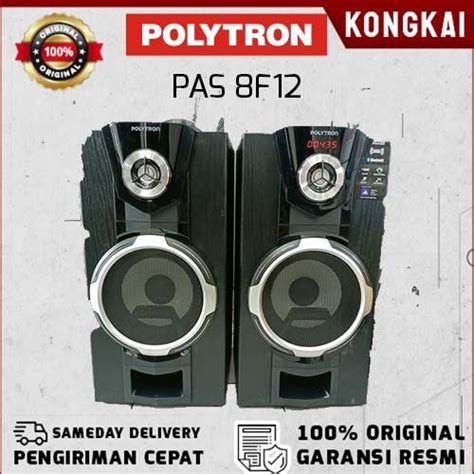 Polytron Speaker Audio Pas 8f12 Usb Bluetooth Low Watt Garansi Resmi