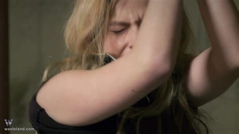 Awesome Submissive Blonde Gets Whipped In The Dungeon