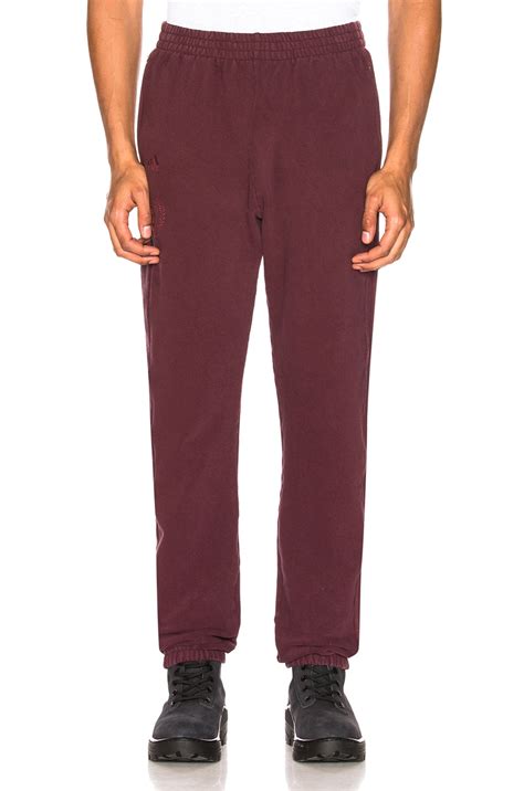 Yeezy Season Calabasas Sweatpants In Oxblood Fwrd