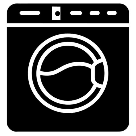 Premium Vector Washing Machine Icon