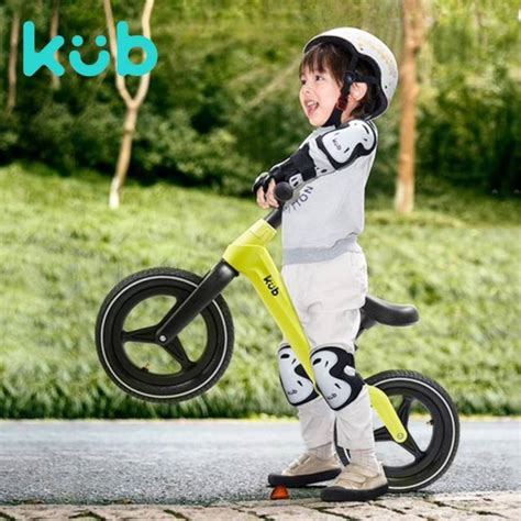 Bicicleta Infantil De Balance Aro 12 Verde Kub Kub