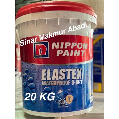 Jual Nippon Paint Elastex Cat Pelapis Anti Bocor Waterproofing 20Kg