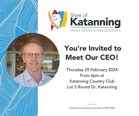 Meet Peter The Shire Of Katanning Ceo — Katanning Hub Crc