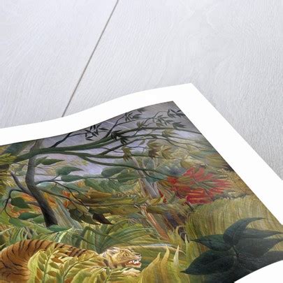 Tiger in a Tropical Storm (Surprised!) posters & prints by Henri Rousseau