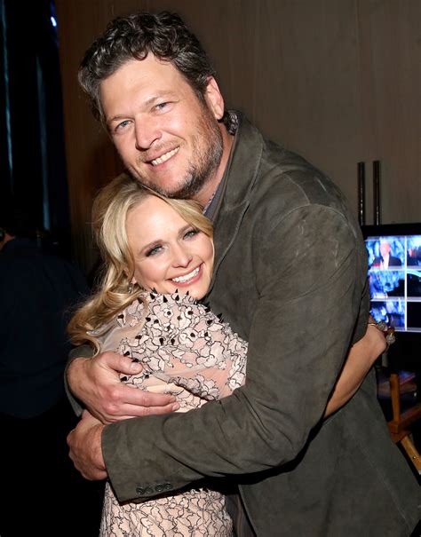 Blake Shelton And Miranda Lambert Kissing