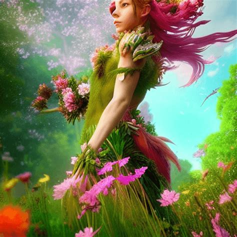 Beautiful Queen Titania Of The Fairies · Creative Fabrica