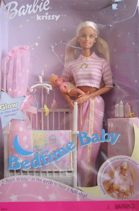 Amazon Es Barbie Krissy Bedtime Baby W Musical Crib