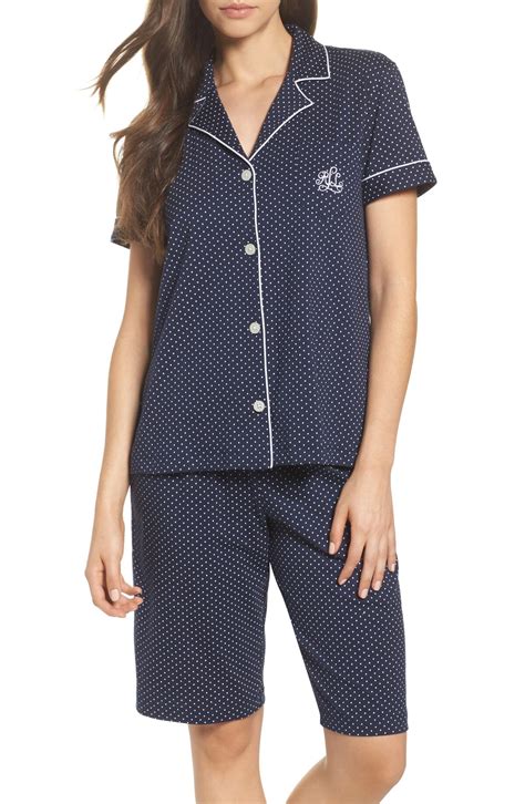 Lauren Ralph Lauren Womens Bermuda Pajamas Editorialist