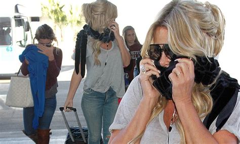 Kim Zolciak Hides Her Lips At Lax After Daughter Brielles Lip Filler