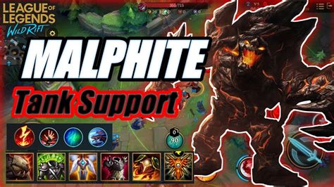 Wild Rift MALPHITE Full TANK YouTube