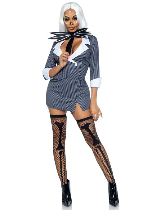 Womens Sexy Bone Babe Costume