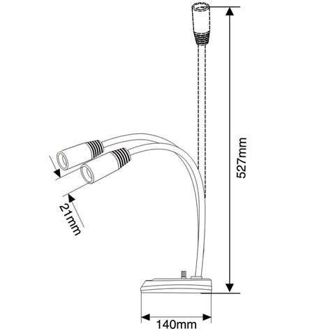 Led Desk Lamp With Two Heads Two Lamps Kd W Kws China