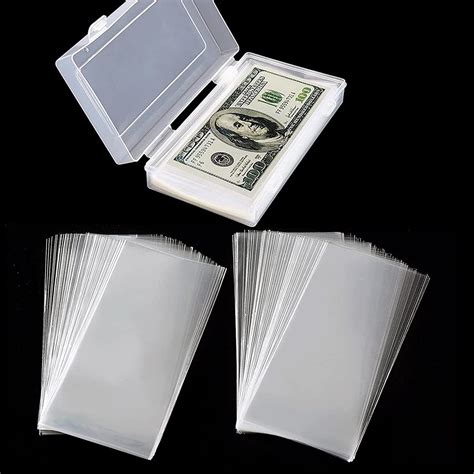 Casewin Money Sleeve For Bills Dollar Bill Holder With Storage Case