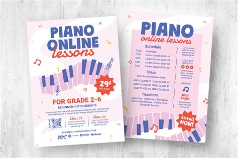 Piano Lessons Flyer Ubicaciondepersonas Cdmx Gob Mx