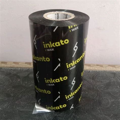 Black Inkanto Wax Ribbon Packaging Type Roll At Rs Roll In Delhi