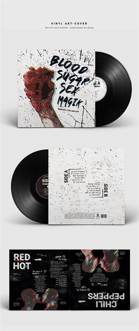 Vinyl Art Cover Red Hot Chilli Peppers On Behance