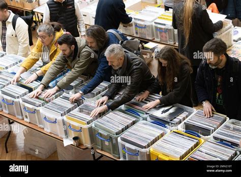 Vinyl Record Collectors Attend Londons Biggest Record Fair At Rhs