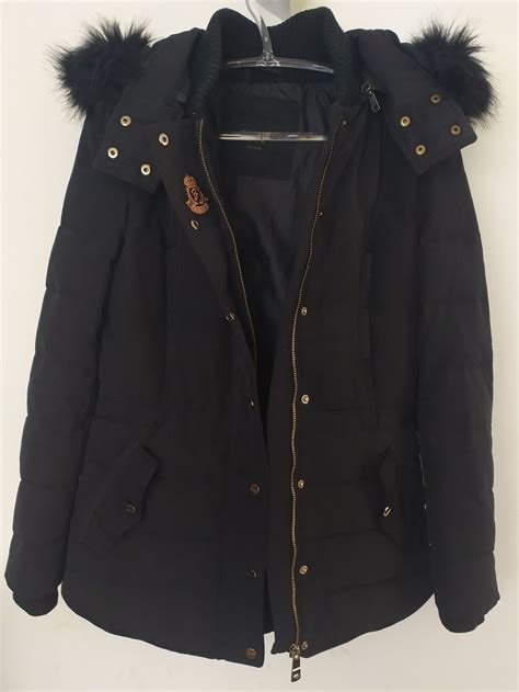 Zara Puffer Pel Cia Casaco Feminino Zara Usado Enjoei