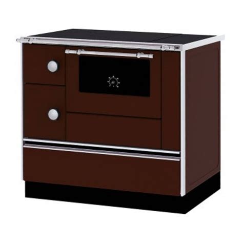 ᐉ Wood burning cooker Alfa Plam Alfa 90 H Favorit Brown Right 6 4kW