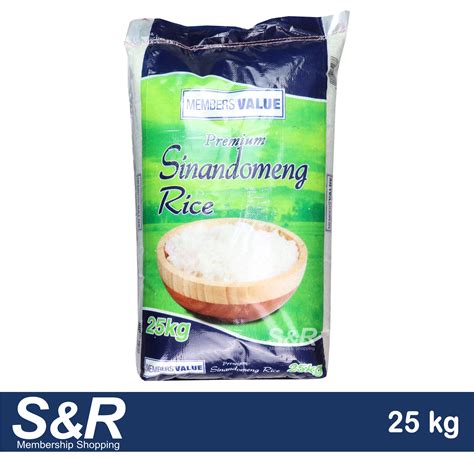 Members Value Premium Sinandomeng Rice 25kg Lazada PH