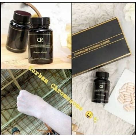 Jual Chromosome Whitening Booster Pemutih Alami Permanen Shopee Indonesia