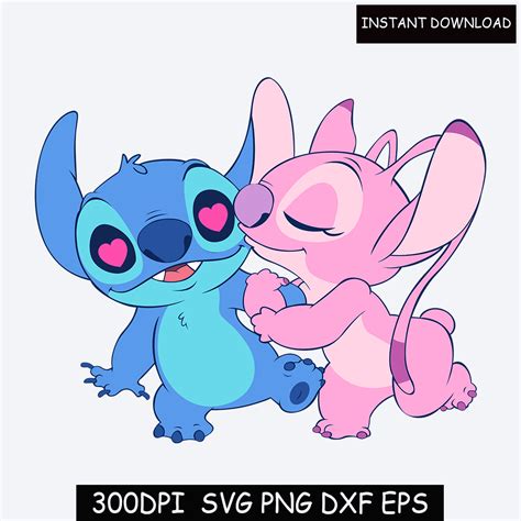 Stitch Angel Svg Bundle Stitch Couple Svg Stitch Love 47 Off