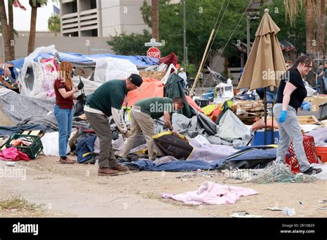 The City Of Phoenix Begins Cleanup In ‘the Zone A Downtown Phoenix