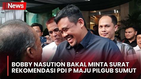 Sudah Dipecat Dari Pdi P Bobby Nasution Masih Komunikasi Demi Surat