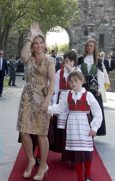 Photo La Princesse Martha Louise Ses Filles Maud Angelica Behn Emma