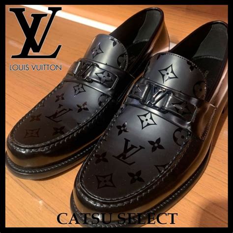 Louis Vuitton 2021 22fw Monogram Loafers Blended Fabrics Plain Leather