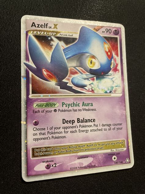 Mavin Azelf Lv X Legends Awakened Rare Holo Pokemon Card Lp