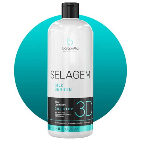 Sealant Silk 3D Semi Definitiva Orgânica Sem Formol 1000 ml Borabella