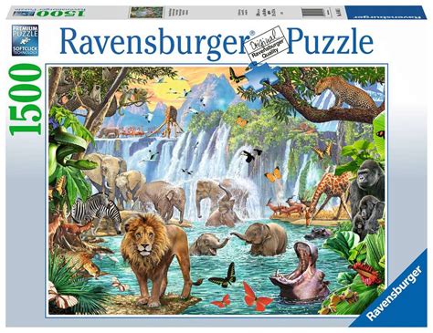 Puzzle P Cascade Dans La Jungle Puzzle Adulte Puzzle