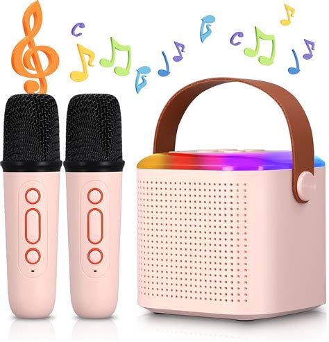 Kit Karaoke Pour Enfant Lalarma Mod Le Rose Micro Enfant Pour Chanter