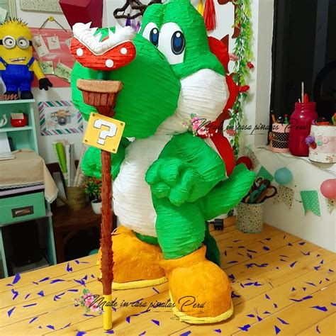 Yoshi Mario Bros Piñata Ideas Mario Bros Yoshi